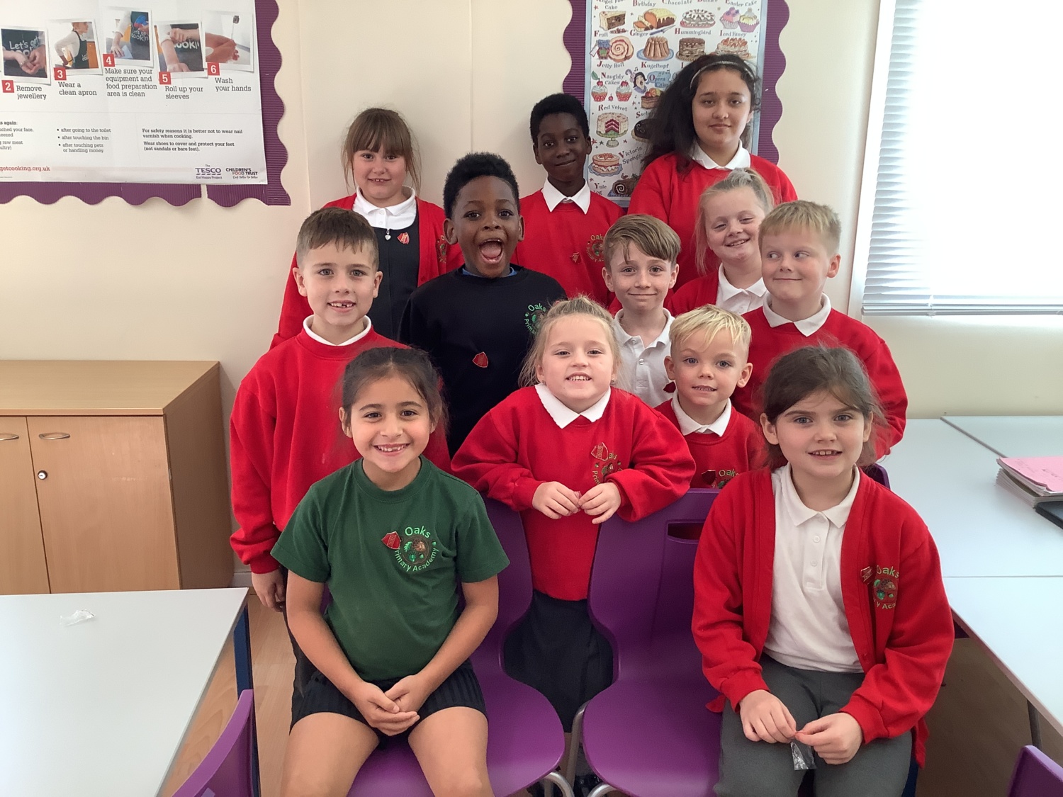 the members of Oaks Primary Academy school council 2021-22