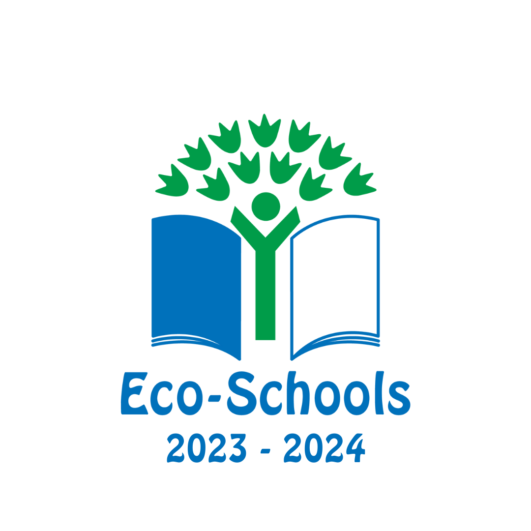 Eco-Schools 2023-24 badge.